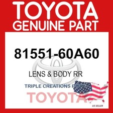 Genuine Toyota Lens & Body Rr 81551-60A60 OEM
