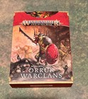 Age Of Sigmar Warhammer Warscroll Cards Orruk Warclans 3rd Edition USED