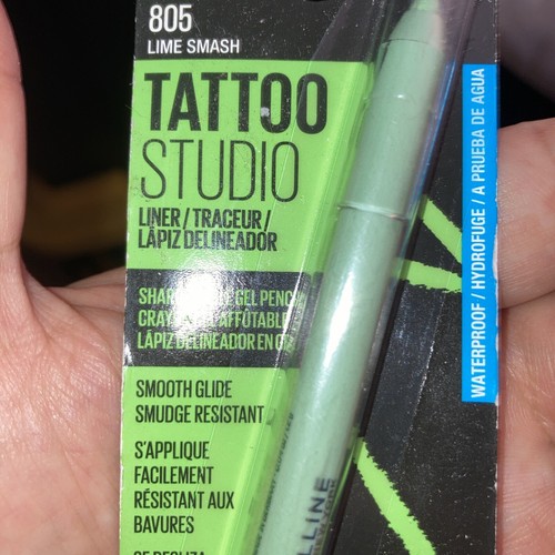 Maybelline Tattoo Studio Waterproof Liner Sharpenable Gel Pencil, Lime Smash 805 - Picture 6 of 7