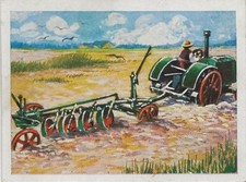 10/827 SAMMELBILD JAHR 1937 ACKERSCHLEPPER MIT PFLUG - DEUTZ