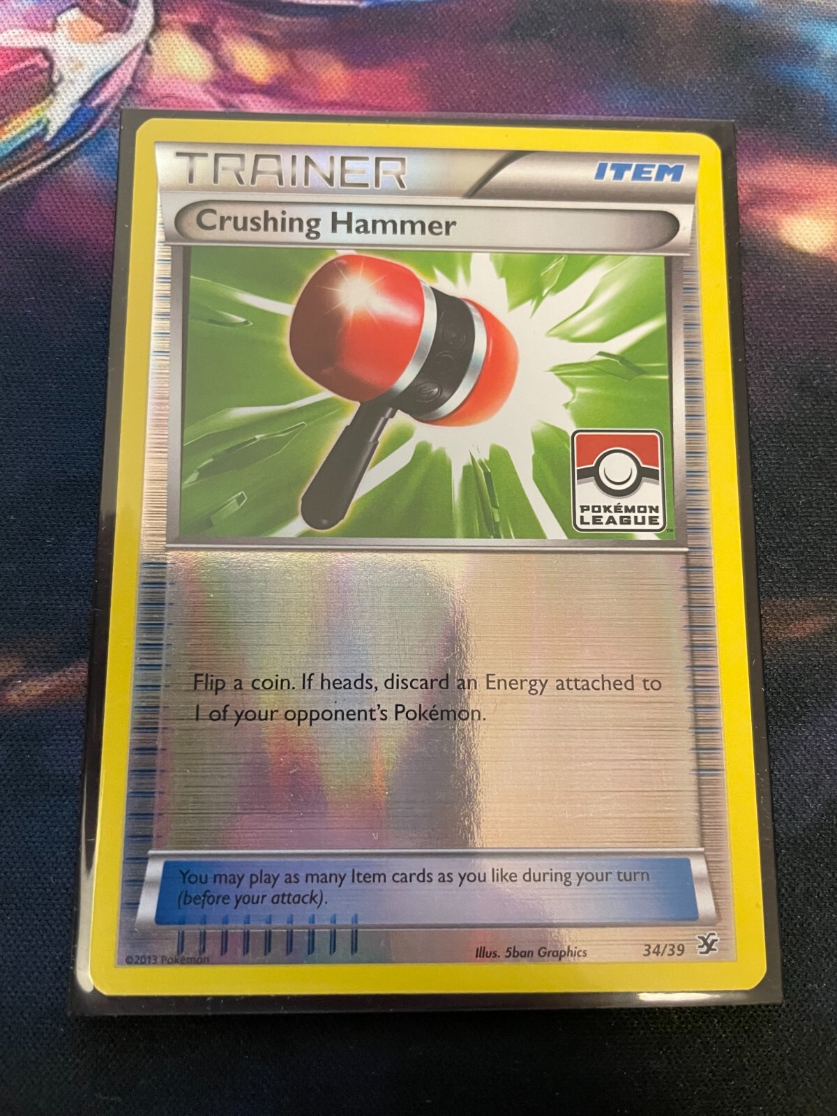 Crushing Hammer - 34/39 (Pokemon League, League & Championship - NM