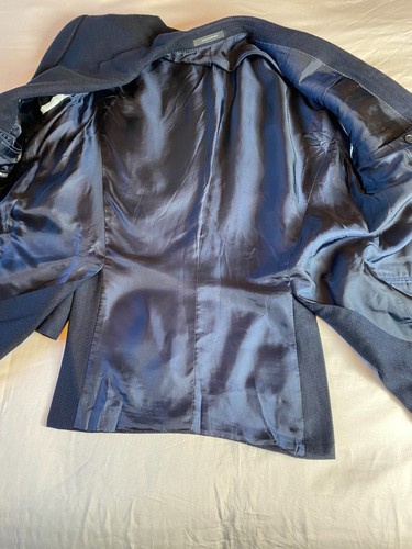 Boss Hugo Boss Sports Coat Jacket Size 40 Dark Blue Style Gilbert - Picture 10 of 10