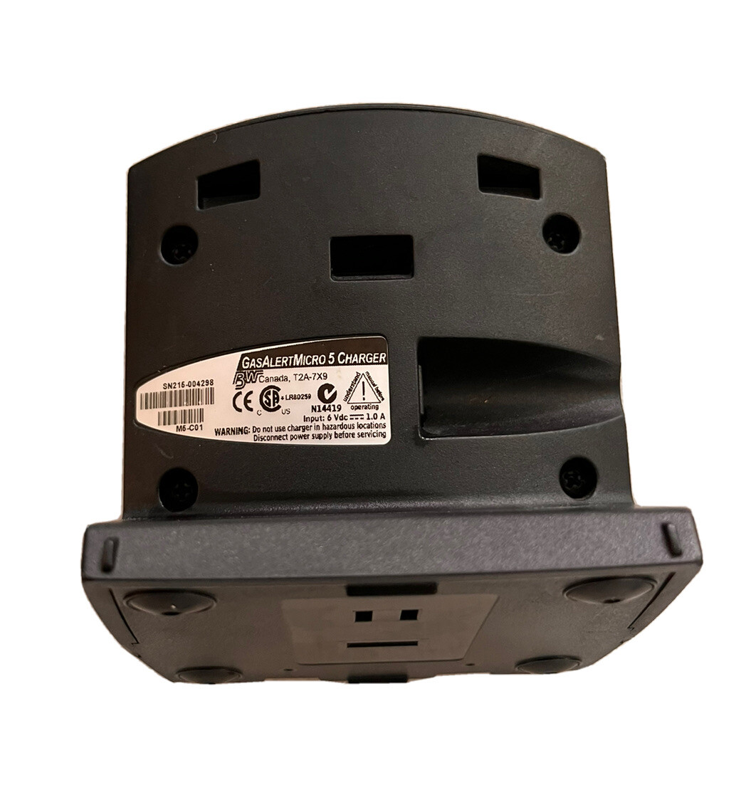 Honeywell BW Technologies M5C01 Cradle Charger for Gas Alert Micro 5