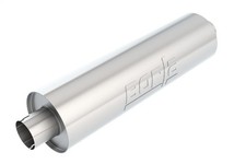 Borla 400500 Exhaust Muffler Specialty Heavy Duty Truck Muffler - 3 Center I Borla 400500 Exhaust Muffler Specialty Heavy Duty Truck Muffler - 3 Center I