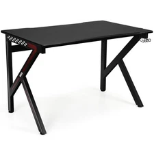 Home & Office Furniture K-Shaped Sturdy Gaming Desk Computer Table Workstation