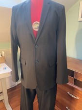 Men s Small Slim Black Suit Pants And Jacket Set