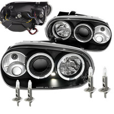 SCHEINWERFER Für VW GOLF 4 IV von 1997 bis 2003 LED KOSTENLOSE H1-GLÜHLAMPEN