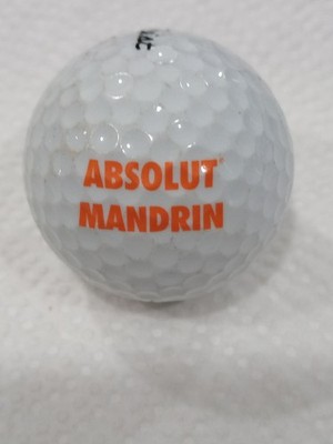 ABSOLUT MANDARIN LIQUOR COMPANY LOGO GOLF BALL GREAT FOR ANY VINTAGE COLLECTION!