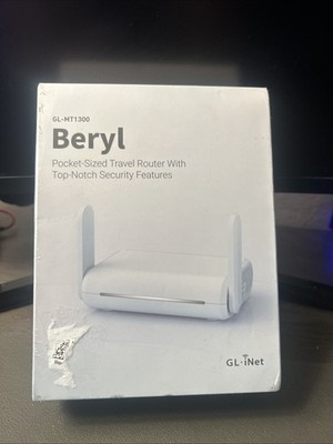 GL.iNet GL-MT1300 Beryl Wireless Travel Router White
