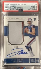 2018 National Treasures RPA Patch Josh Allen /99 RC Rookie Auto Mint PSA 9