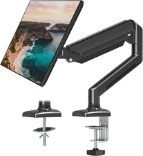 Single Monitor Mount Arm Fits up to 32 Inch, Desk Mount Holds 4.4-19.8Lbs 