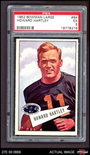 1952 Bowman Large #64 Howard Hartley Steelers SHORT-PRINT Duke PSA 5 - EX