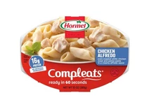 (2 Pack) Hormel COMPLEATS Chicken Alfredo Microwave Meals, High Protein, 10 Oz