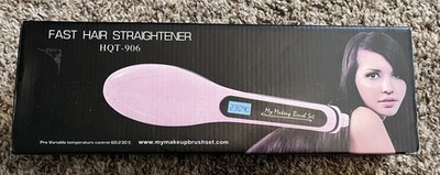 Fast Hair Straightener HQT-906 Purple - Brush, Electric, Speedy, Straight