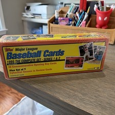 1995 Topps baseball kompletny zestaw 677 kart nowy fabrycznie zapieczętowany