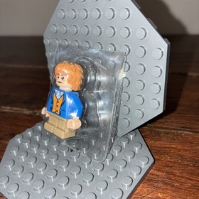 LEGO The Hobbit Bilbo Baggins DVD Blue Coat Minifigure 2013 Exclusive LOR057