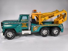 Vintage Nylint Tough Man Towing Tow Truck 24 Hour Service 6 Wheel Made In China