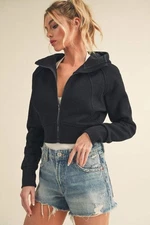 Deva Cropped Hooded Jacket Multiple Colors