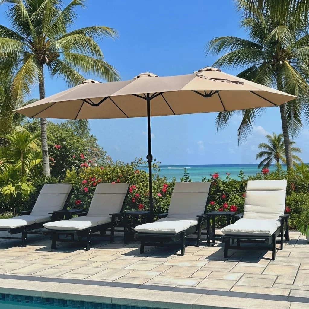 PHI VILLA Market Patio Umbrella - Thumbnail 3