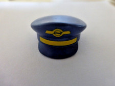 Playmobil 3185 5007 5011 5059 5811 Ersatzteil (30623670) Pilot M&uuml;tze, dunkelblau