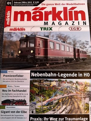 Märklin Magazin  März 2012 - Die ganze Welt der Modellbahnen ( S7 )