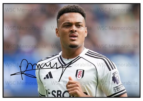 11494. Rodrigo Muniz Signed Pictures A4 Prints Fulham Middlesbrough Flamengo etc