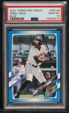 2021 Topps Pro Debut Blue 141/150 Oneil Cruz #PD-146 PSA 10 GEM MT 1q7