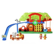 Animal Zoo Play Set with Lights and Sounds, 22 Pieces, Toddler Toys
