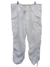 US GI Snow Camo Trousers Pants White Nylon Large Reg Tennier Industries 2018 NOS