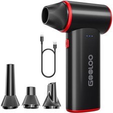 Compressed Air Duster, 150000RPM Duster for Cleaning, 3-Gear Rechargeable Ele...