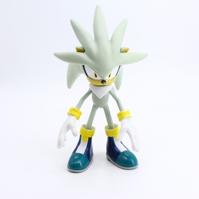 Jazwares Sonic the Hedgehog Silver 7  Super Poser Variant Figure   2-Piece Head 