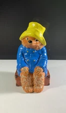 Paddington Bear 1978 Eden Toys 6" Coin Bank with Stopper