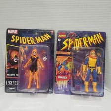 Marvel Legends Spider-Man Retro Card Hobgoblin Figures 90s Animated Hallows Eve