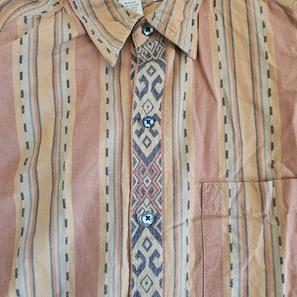 The Territory Ahead Men's Long Sleeve Button-Up Shirt 100% Cotton Size Medium - Image 2 of 4