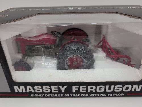1/16 SpecCast Toy Massey Ferguson 65 Tractor With Plow Set - Picture 2 of 4