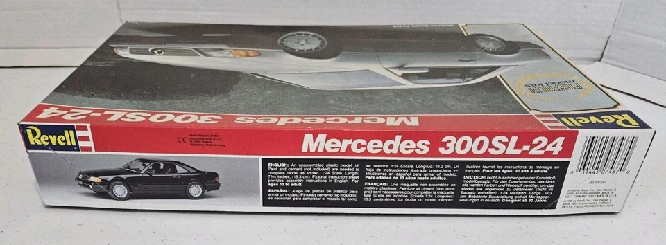 REVELL 7437 MERCEDES 300SL-24 1:24 SCALE MODEL KIT Open Box - Image 4 of 4