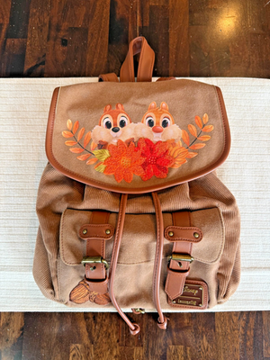 #ad #ad LOUNGEFLY Chip N Dale Backpack Fall Rucksack mini and chipmunks DISNEY $59.95