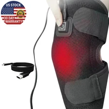 Electric Knee Heating Pad Heated Knee Brace Support for Arthritis Joint Old Cold