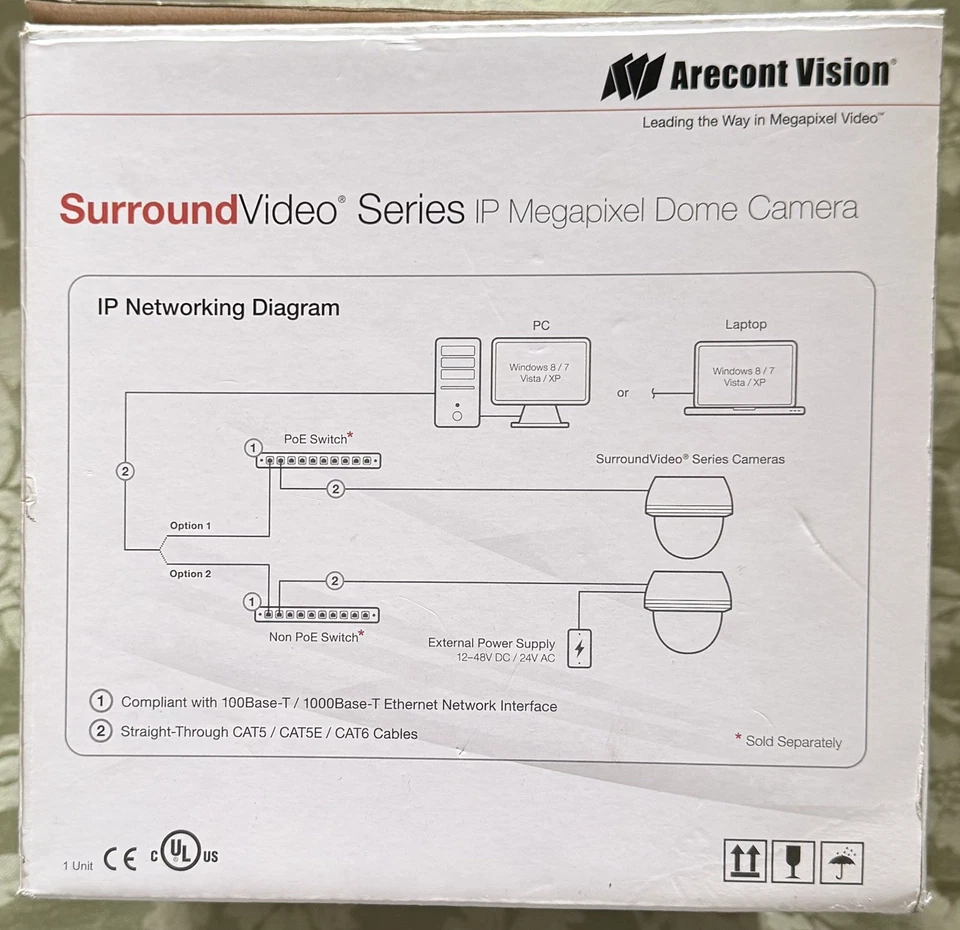 Cámara domo Arecont Vision AV8365DN SurroundVideo Series IP 5-40 MP h.264 Foto 4 de 4