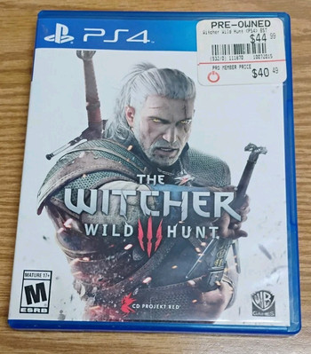 THE WITCHER III WILD HUNT PS4 GAME