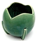 Nelson McCoy Tulip Shaped Small Green Planter