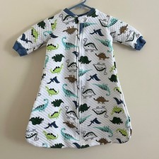 Hudson Baby Boy 0-6M Dinosaur 100 Cotton Quilted Sleep Sack Wearable Blanket
