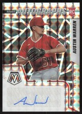 2022 Panini Mosaic #RAM-AU Austin Warren Rookie Autographs Mosaic