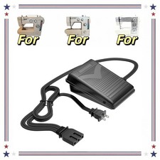 110V Foot Control Pedal Power For Necchi Sewing Machine 537FA 537L 575FA 6800