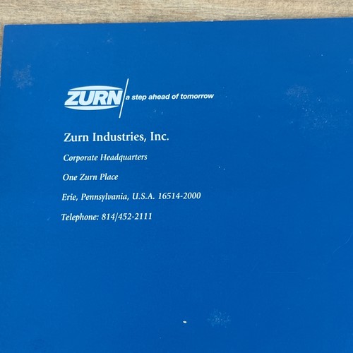 Zurn Industries Inc Erie Pennsylvania Rapporto annuale 1995 - Foto 4 di 7