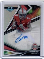 2022 Bowman's Best University Julian Fleming Best of '22 Refractor Auto Card