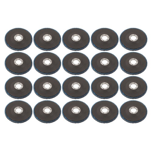 20 PCS 5" x 7/8" Zirconium Flap Discs 40 Grit T29 Angle Grinder Sanding Discs - Picture 4 of 16