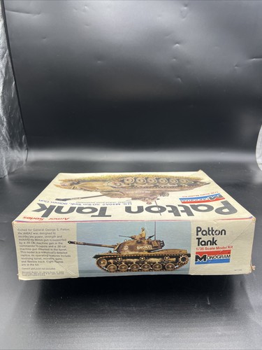 Monogram Patton Tank U.S M48A2 50-Ton Tank, 90mm Gun 1/35 Scale Model Kit 8217 - Picture 5 of 11