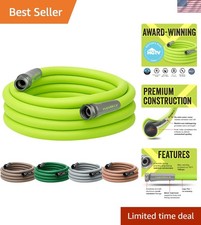 Garden Hose 5/8 in. x 25 ft., Lightweight All-Weather Water Hose, Durable and...