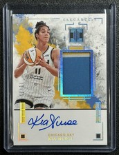 KIA NURSE 2025 PANINI IMPECCABLE WNBA ELEGANCE PATCH AUTO HOLO SILVER 15/25